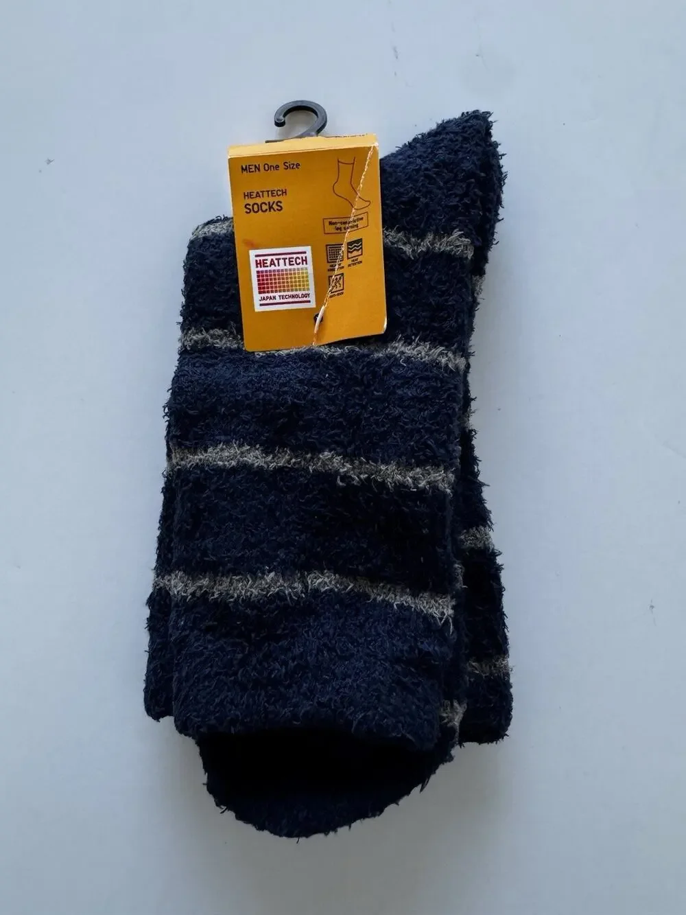 Uniqlo Men's HEATTECH SOCKS One Size Navy
